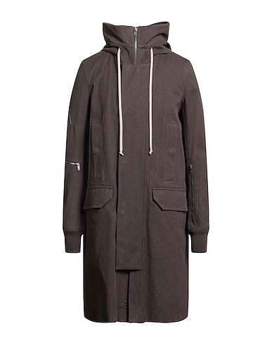 RICK OWENS Parka 100% Cotton, Buffalo Horn