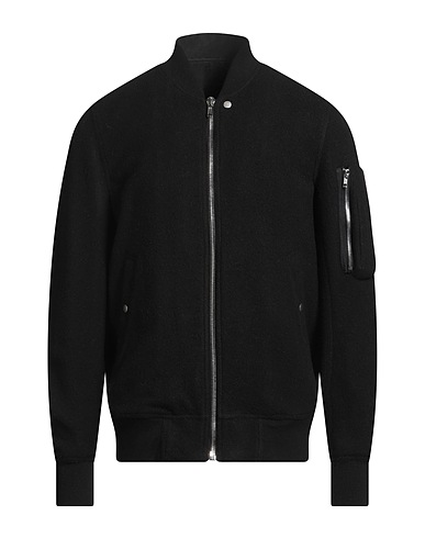 RICK OWENS Bomberjacke Schwarz 100% Schurwolle