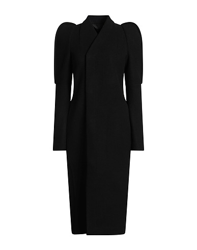 RICK OWENS Coat Black 100% Virgin Wool