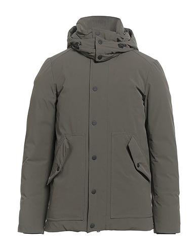MABRUN Shell jacket Military green 85% Polyamide, 15% Elastane