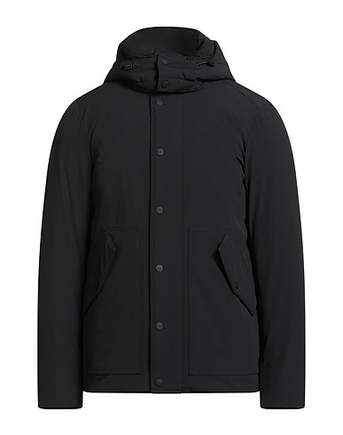 MABRUN Shell jacket Black 85% Polyamide, 15% Elastane