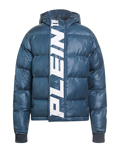 PHILIPP PLEIN Shell  jacket Slate blue 100% Polyester