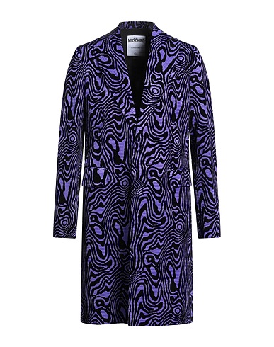 MOSCHINO Lange Jacke COUTURE Violett 78% Baumwolle, 22% Viskose
