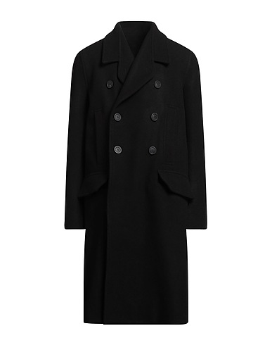 RICK OWENS Coat Black 100% Virgin Wool