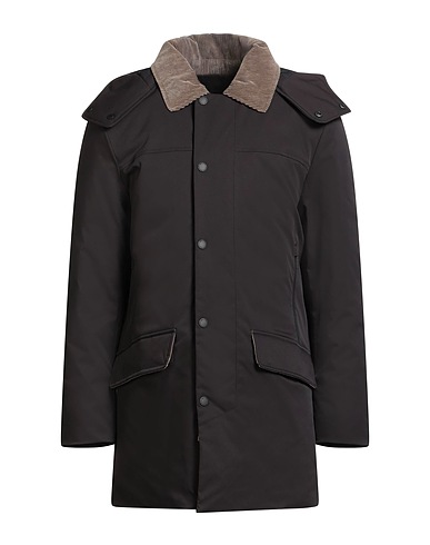 CAPE HORN Coat Dark brown 100% Polyester