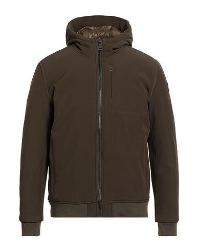 WHY NOT BRAND Jacket Military green 92% Polyester, 8% Elastane