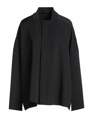 RICK OWENS LILIES Jacket Black 78% Viscose, 17% Polyamide, 5% Elastane