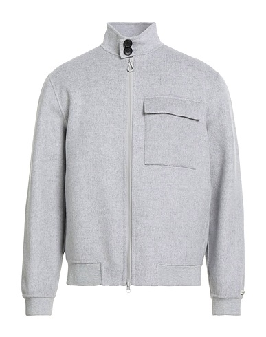 PALTÒ Giubbotto Grigio chiaro 80% Lana, 20% Nylon