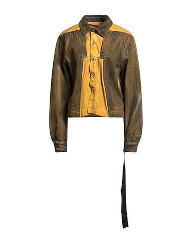 DRKSHDW by RICK OWENS Denim jacket Military green 100% Cotton