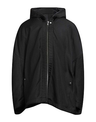 RICK OWENS Shell jacket Black 100% Polyamide