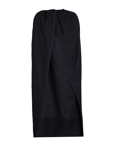 RICK OWENS Cloak Black 82% Viscose, 18% Silk