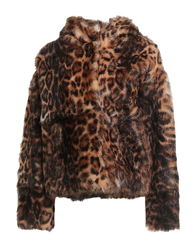 YVES SALOMON Teddy Coat Camel 100% Lamb Shearling
