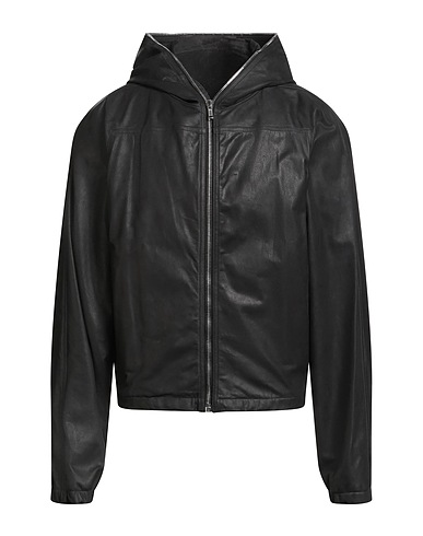 RICK OWENS Jacket Black 100% Calfskin