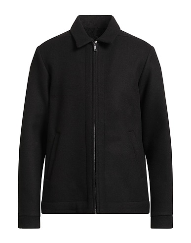 RICK OWENS Jacket Black 100% Virgin Wool