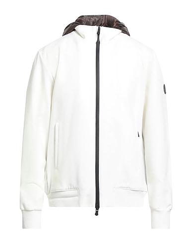 PEOPLE OF SHIBUYA Jacket BIANCO 67% Cotton, 28% Polyamide, 5% Elastane