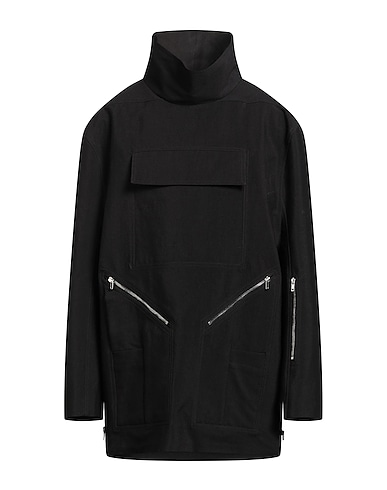 RICK OWENS Jacket Black 100% Cotton