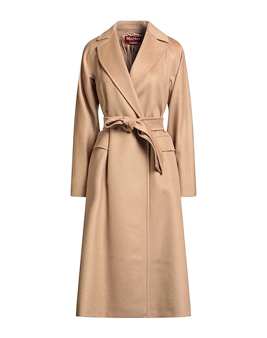 MAX MARA STUDIO Coat Camel 100% Virgin Wool