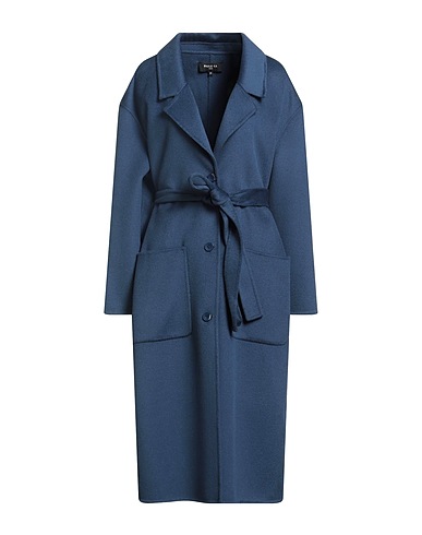 PAULE KA Coat Navy blue 90% Wool, 10% Cashmere
