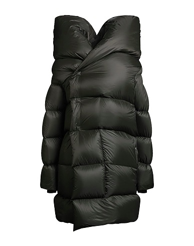 RICK OWENS Shell jacket Dark green 100% Polyamide