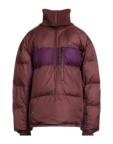 ADIDAS by STELLA McCARTNEY Shell jacket Brown 100% Recycled polyester, Elastane