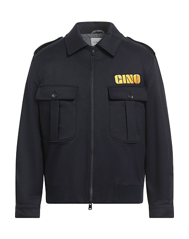CIRCOLO 1901 Jacket Navy blue 51% Wool, 47% Cotton, 2% Elastane