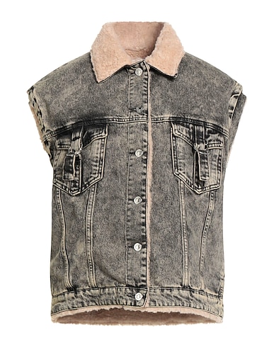 VICOLO Cazadora vaquera Arena 100% Algodón