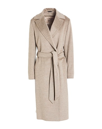 CINZIA ROCCA Coat Grey 100% Virgin Wool