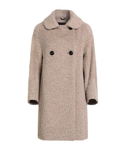 CINZIA ROCCA Coat ICONS Grey 58% Alpaca wool, 37% Wool, 5% Polyamide