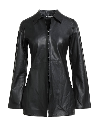 BY MALENE BIRGER Jacket Black 100% Lambskin