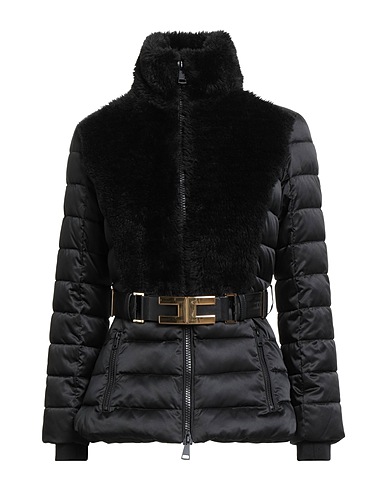 ELISABETTA FRANCHI Shell jacket Black 100% Polyester