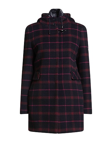 FAY Coat Midnight blue 62% Virgin Wool, 38% Polyamide