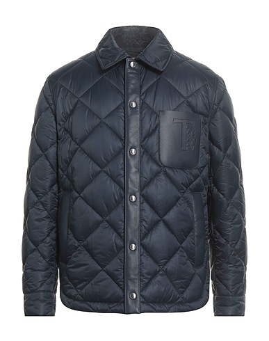 TOD'S Steppjacke Nachtblau 100% Polyamid, Polyester, Leder