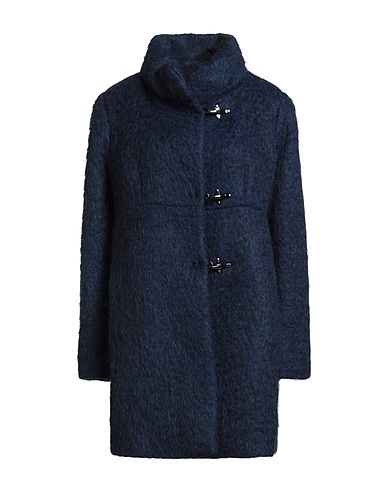 FAY Cappotto Blu navy 33% Lana, 32% Poliestere, 18% Lana mohair, 17% Lana di alpaca