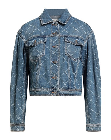 VICOLO Denim jacket Blue 100% Cotton