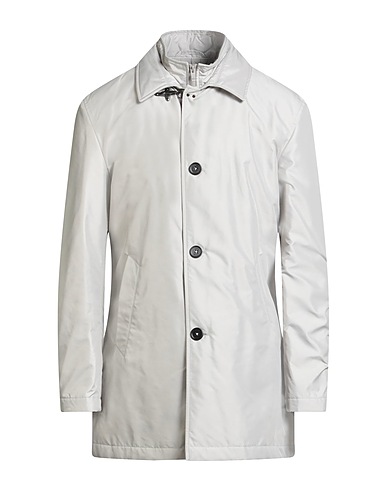 FAY Lange Jacke Hellgrau 100% Polyester