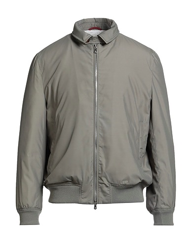 BRUNELLO CUCINELLI Jacket Sage green 56% Polyamide, 22% Virgin Wool, 22% Silk, Cashmere