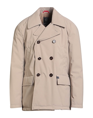 FAY Coat Khaki 100% Polyester