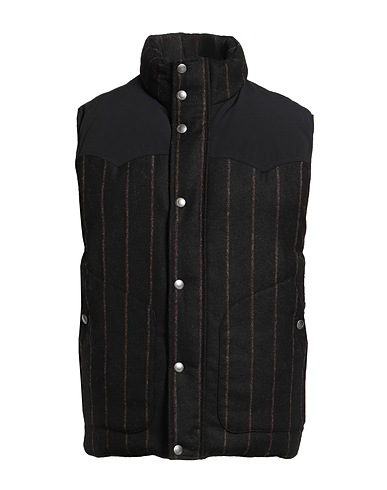 BRUNELLO CUCINELLI Gilet Black 84% Polyamide, 16% Elastane, Polyester, Alpaca wool, Wool