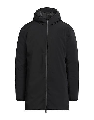 CIESSE PIUMINI Coat Black 94% Polyester, 6% Elastane