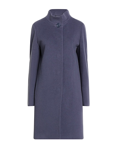 CINZIA ROCCA Coat ICONS Purple 90% Virgin Wool, 10% Cashmere