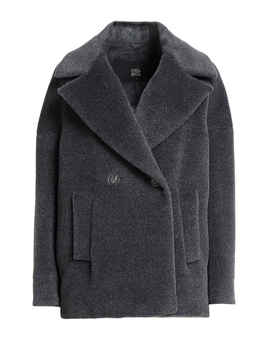 CINZIA ROCCA Coat Grey 65% Virgin Wool, 35% Alpaca wool