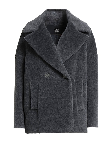 CINZIA ROCCA Double breasted pea coat 65% Virgin Wool, 35% Alpaca wool