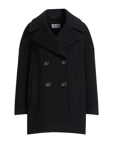 CINZIA ROCCA Coat ICONS Black 70% Wool, 30% Polyamide