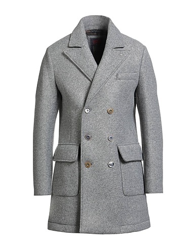 BOB Coat Grey 60% Polyester, 25% Acetate, 12% Virgin Wool, 3% Elastane