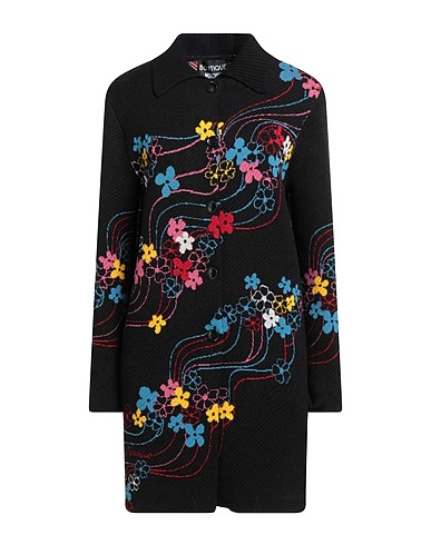 BOUTIQUE MOSCHINO Coat Black 100% Virgin Wool