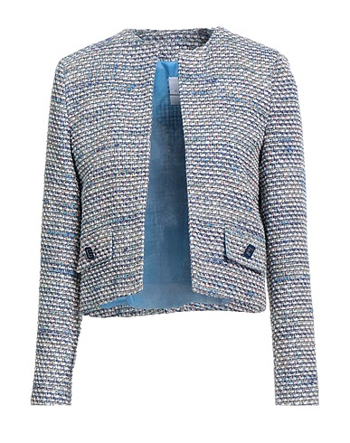 GAëLLE Paris Giubbotto Blu 49% Cotone, 34% Poliestere, 11% Viscosa, 6% Acrilico