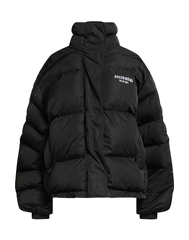 DOLCE&GABBANA Shell jacket Black 100% Polyester, Polyamide, Elastane