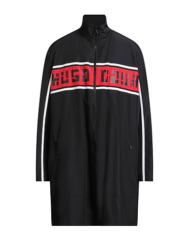 HUGO Lange Jacke Schwarz 100% Polyester
