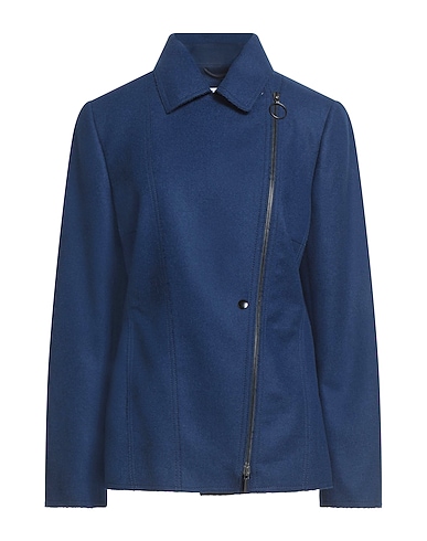 AKRIS Double breasted pea coat Navy blue 100% Wool