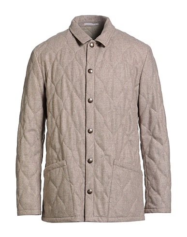 BOGLIOLI Steppjacke Beige 61% Schurwolle, 26% Polyamid, 8% Acryl, 4% Kaschmir, 1% Elastan